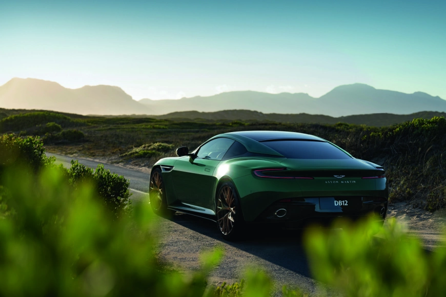 Aston Martin DB12 in its elements