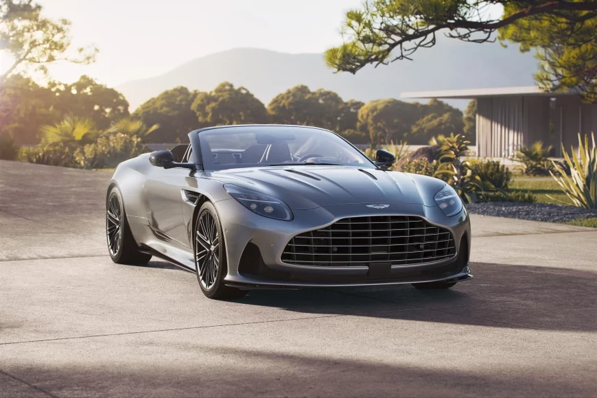 Front View of the Aston Martin DB12 Volante