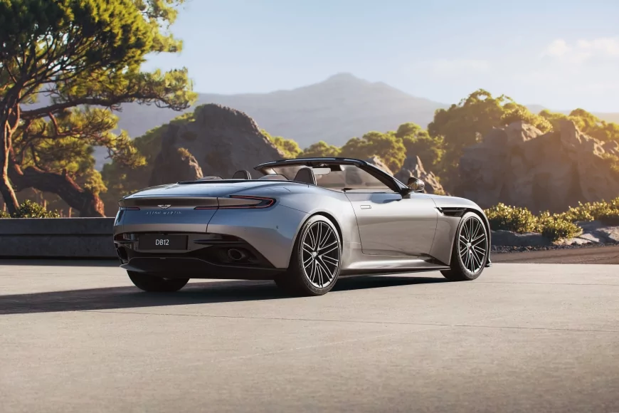 Rear of the Aston Martin DB12 Volante