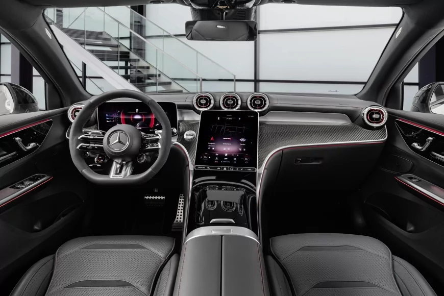Mercedes-AMG GLC Coupé Red Interior