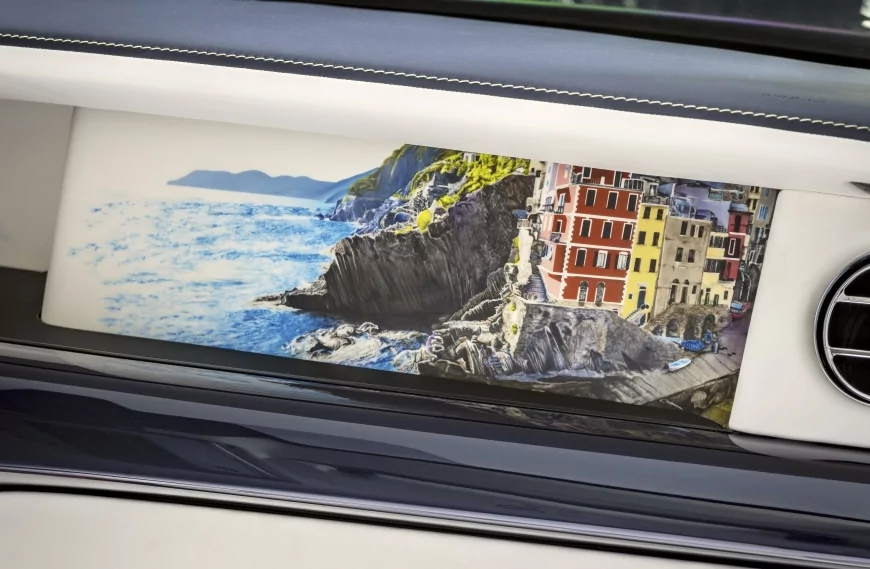 Interior details of the Rolls-Royce Phantom Inspired by Cinque Terre