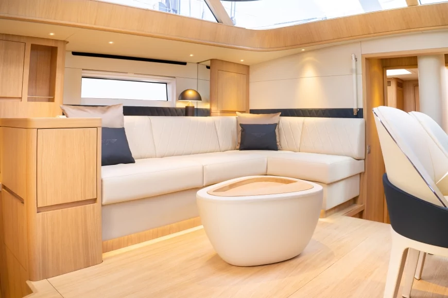 Contest Yachts 67CS features bespoke Bentley Home designs