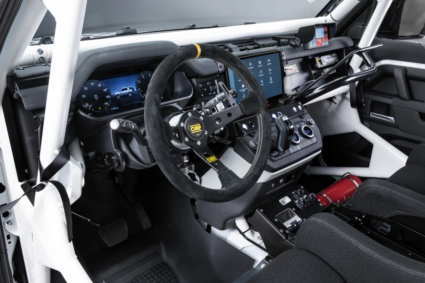 Land Rover Defender Rally Series 2024 Interior