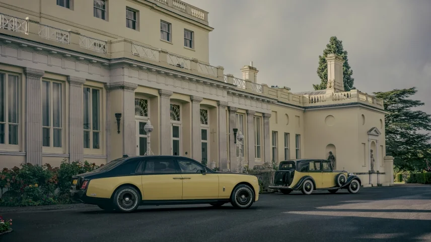 Rolls-Royce Phantom Goldfinger and 1937 Phantom III Sedanca de Ville
