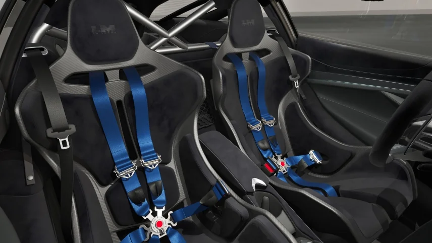 Race Interior of the McLaren 750S Le Mans special edition