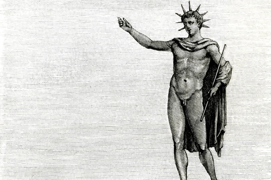 The Colossus of Rhodes was located where?